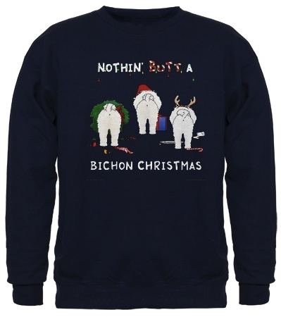 Bichon Frise Christmas Sweatshirt